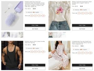 Free Things on Shein of Trial Center.